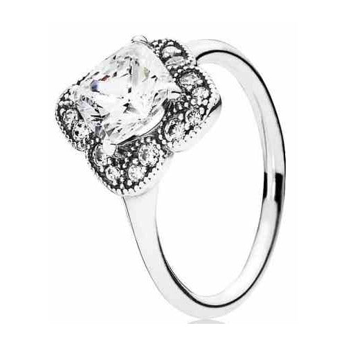 Anillo de Plata con Circonita Princesa