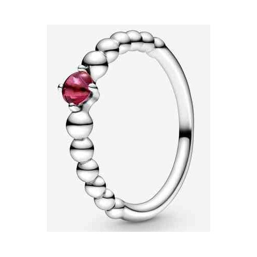 Anillo de Plata con Circonita Rosa