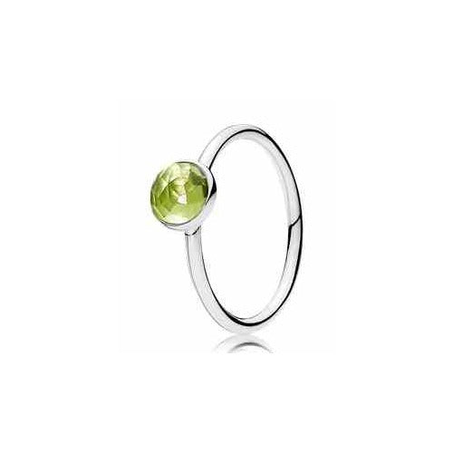 Anillo de Plata con Peridoto