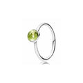 Anillo de Plata con Peridoto