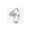 Anillo Infinito Doble con Circonitas