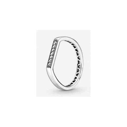 Anillo Corazones Brillantes