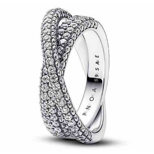 Anillo Infinito Brillante PNOA S925 AE