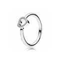 Anillo Corazón Brillante