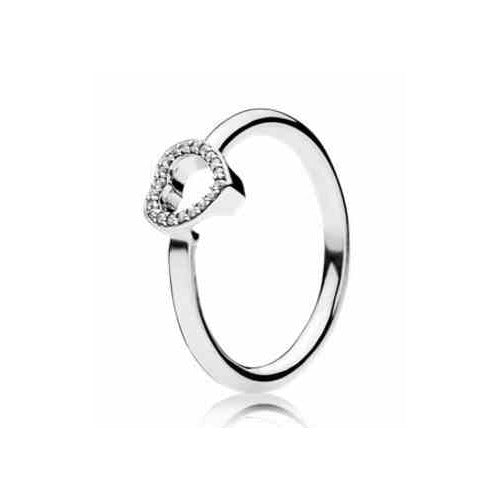 Anillo Corazón Brillante