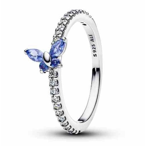 Anillo Mariposa Azul S925 ALE