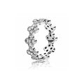 Anillo de Tréboles y Circonitas Cúbicas