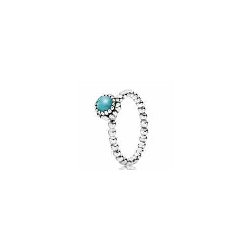 Anillo Tipo Pan Plata Turquesa
