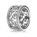 Anillo Flores Celestiales con Circonitas