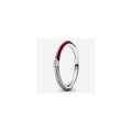 Anillo Corazón Rojo Brillante