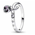Anillo de Plata Esterlina con Perla Oscura y Circonitas