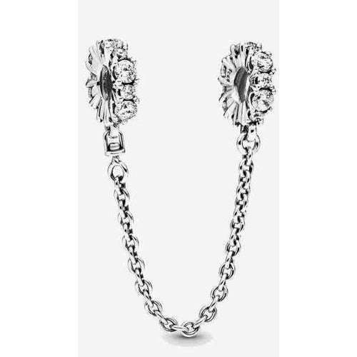 Cadena de Seguridad Brillante en Plata