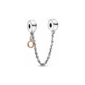 Cadena de Seguridad "Tipo Pan O" Rosegold