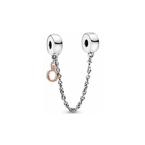 Cadena de Seguridad "Tipo Pan O" Rosegold