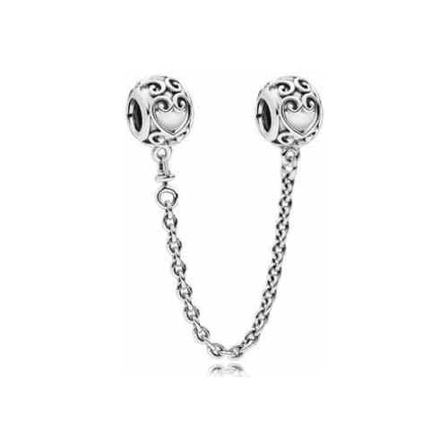 Cadena de Seguridad "Amor Eterno" en Plata