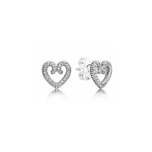Aretes Corazón Brillante