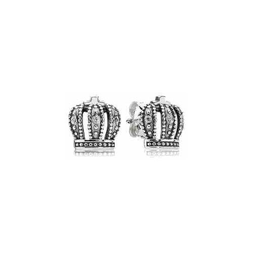 Aretes Corona Brillante Elegante