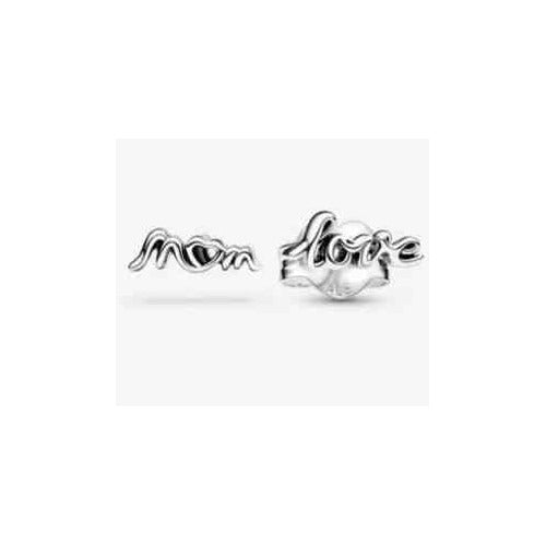 Aretes "Mom" y "Love"