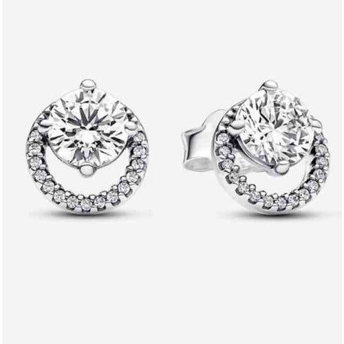Aretes Círculo Brillante