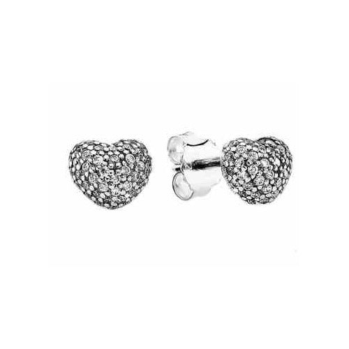 Aretes Corazón Brillante
