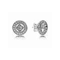 Aretes Redondos Brillantes con Piedras