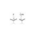 Aretes Chevron Brillantes