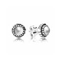 Aretes con tipo Perla y Diseño de Puntos