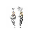 Aretes de Alas con Corazón