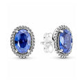Aretes de tipo Zafiro Ovalado Elegante