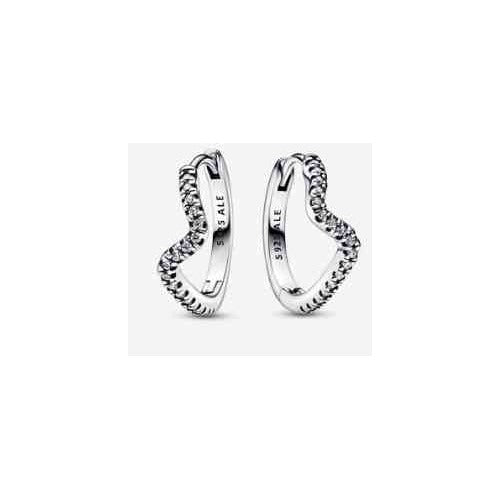 Aros Corazón Brillantes Tipo Pan S925 ALE