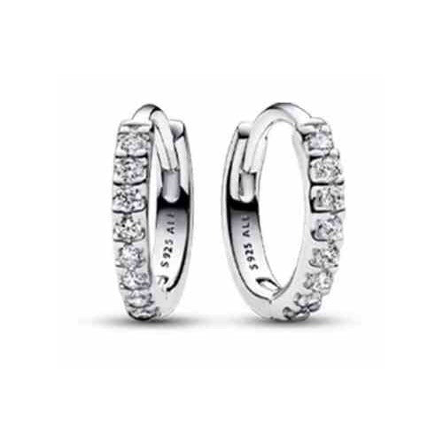 Aretes Huggies con Circones S925 ALE