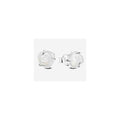 Aretes de tipo Perla Rosa en Plata 925