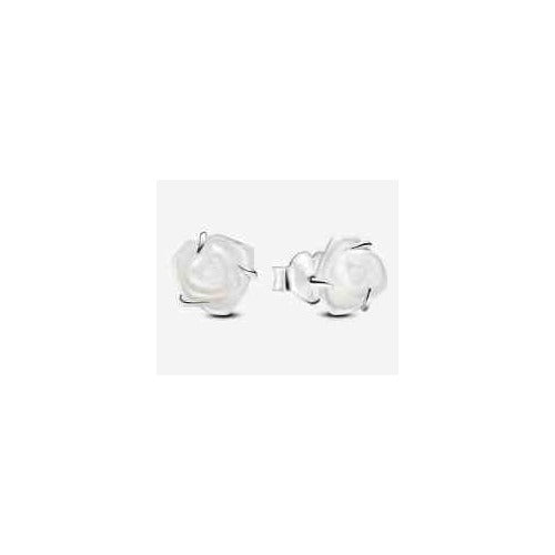 Aretes de tipo Perla Rosa en Plata 925