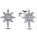 Aretes Estrella Brillante con Circonias