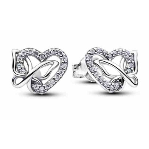 Aretes Corazón Infinito