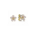 Aretes Flor Lila