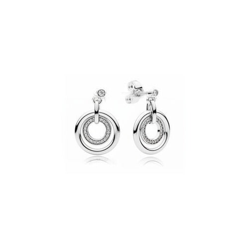 Aretes Doble Aro con Circones