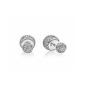 Aretes Doble Bola Brillante
