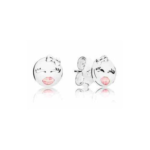 Aretes Divertidos de Carita con Beso
