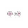 Aretes Flor de Cerezo Rosa