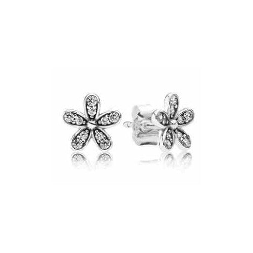 Aretes Florales con Circonitas
