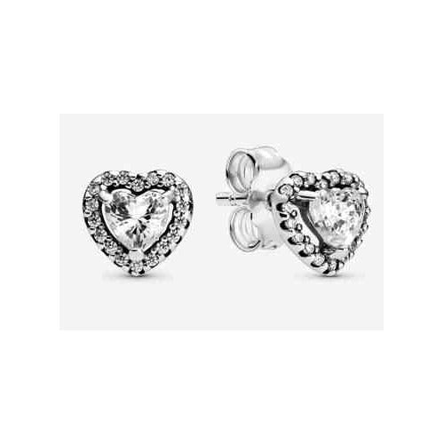 Aretes de Corazón con Circonitas