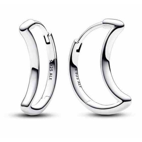 Aretes de Luna Creciente S925 ALE