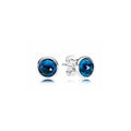 Modernos Aretes de tipo Zafiro Azul