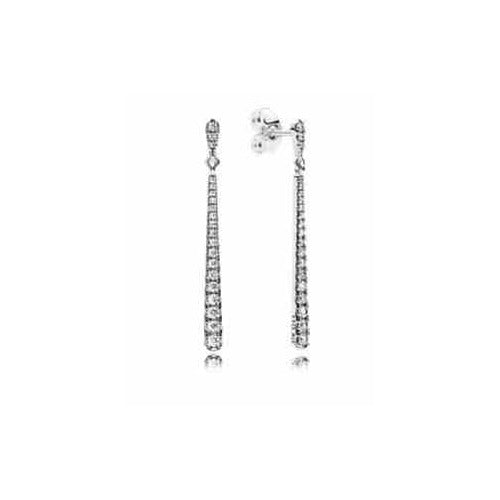 Aretes Pendientes Largos con Cristales