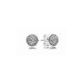 Aretes Redondos Pave con Circonias