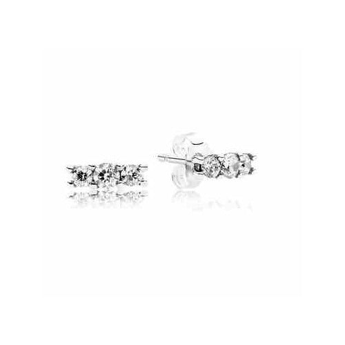 Aretes de Trío de tipo Diamantes en Barra