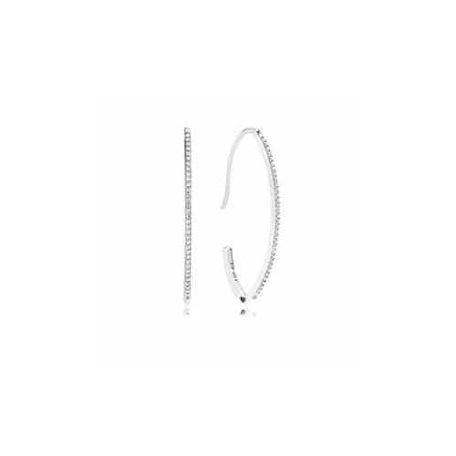 Aretes de Aro con Circones Brillantes