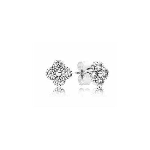 Aretes Trébol Brillante