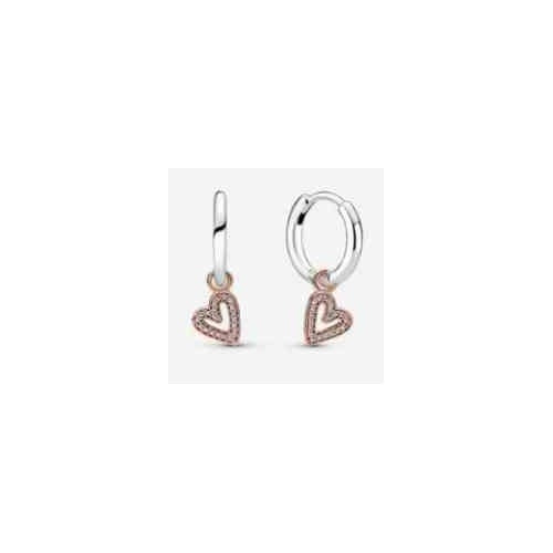 Aretes Corazón Brillante